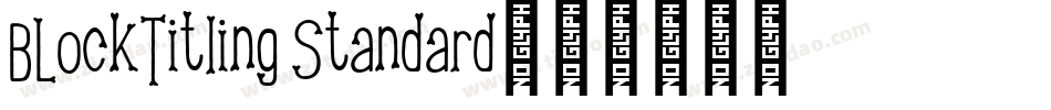 BLockTitling Standard字体转换